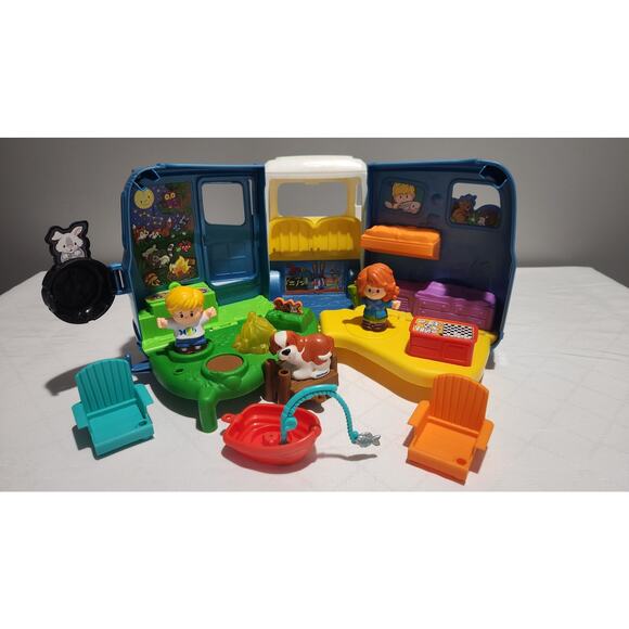 Fisher Price Little People Songs & Sounds Camper RV Complete Works - Picture 1 of 10